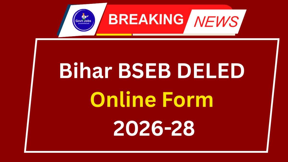 Bihar BSEB DELED Online Form 2026-28
