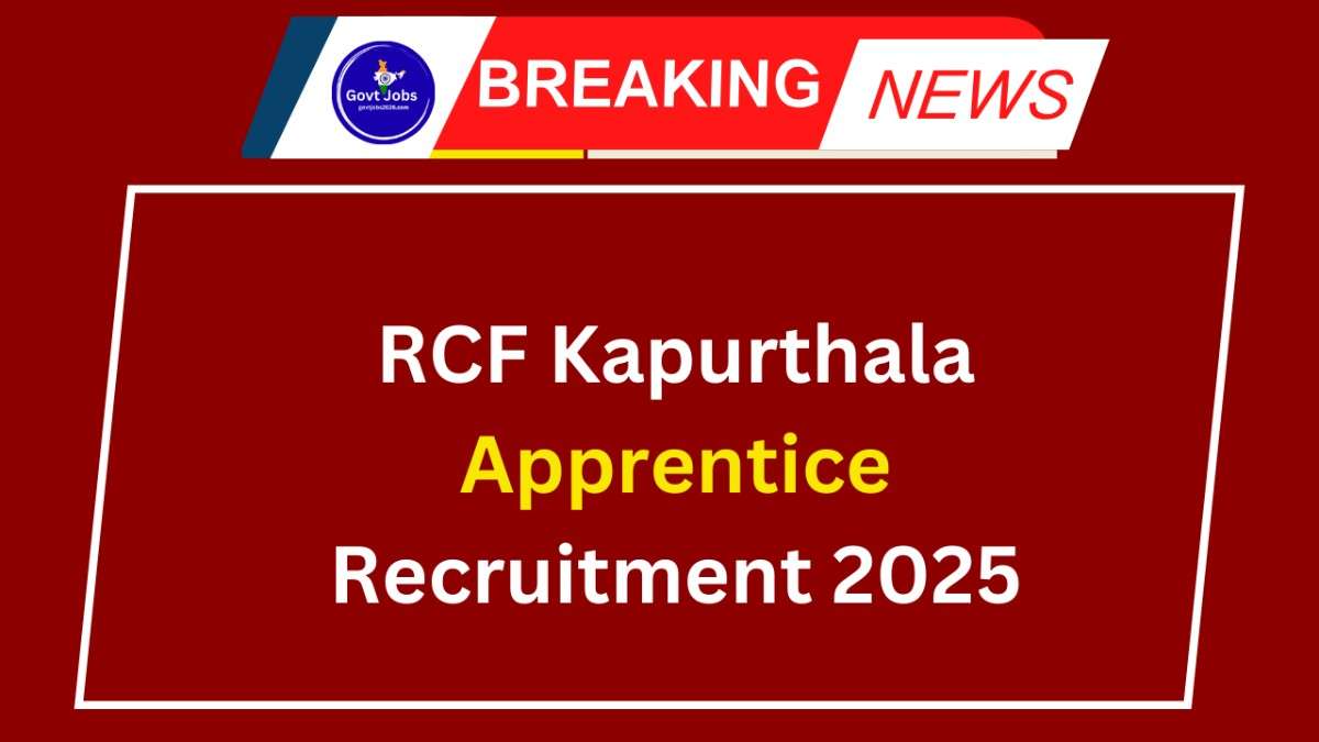 RCF Kapurthala Apprentice Recruitment 2025
