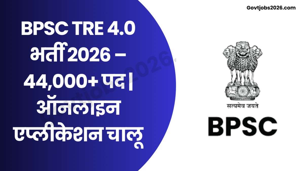 BPSC School Teacher TRE 4.0 Recruitment 2026