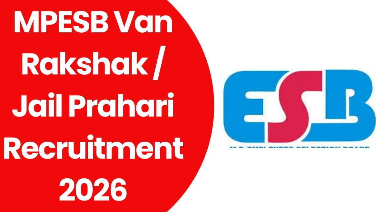 MPESB Van Rakshak Jail Prahari Recruitment 2026