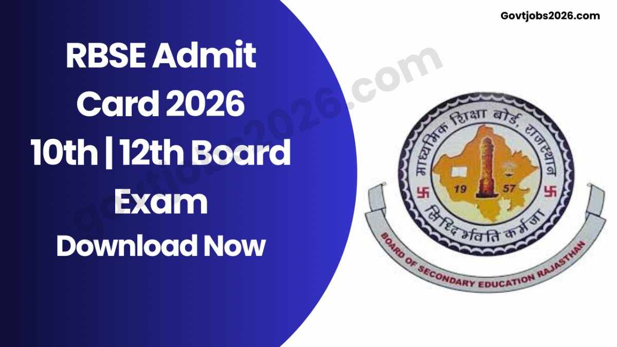 RBSE Admit Card 2026