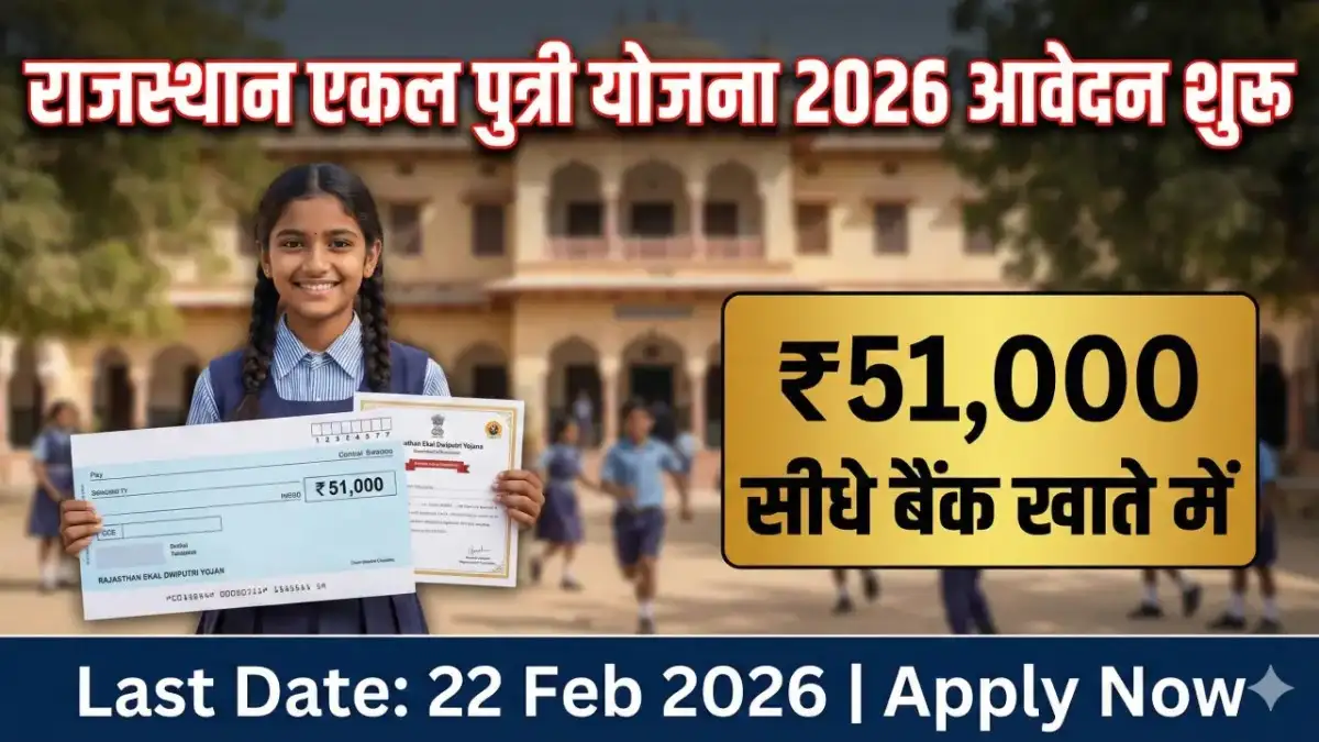 Rajasthan Ekal Dwiputri Yojana 2026: