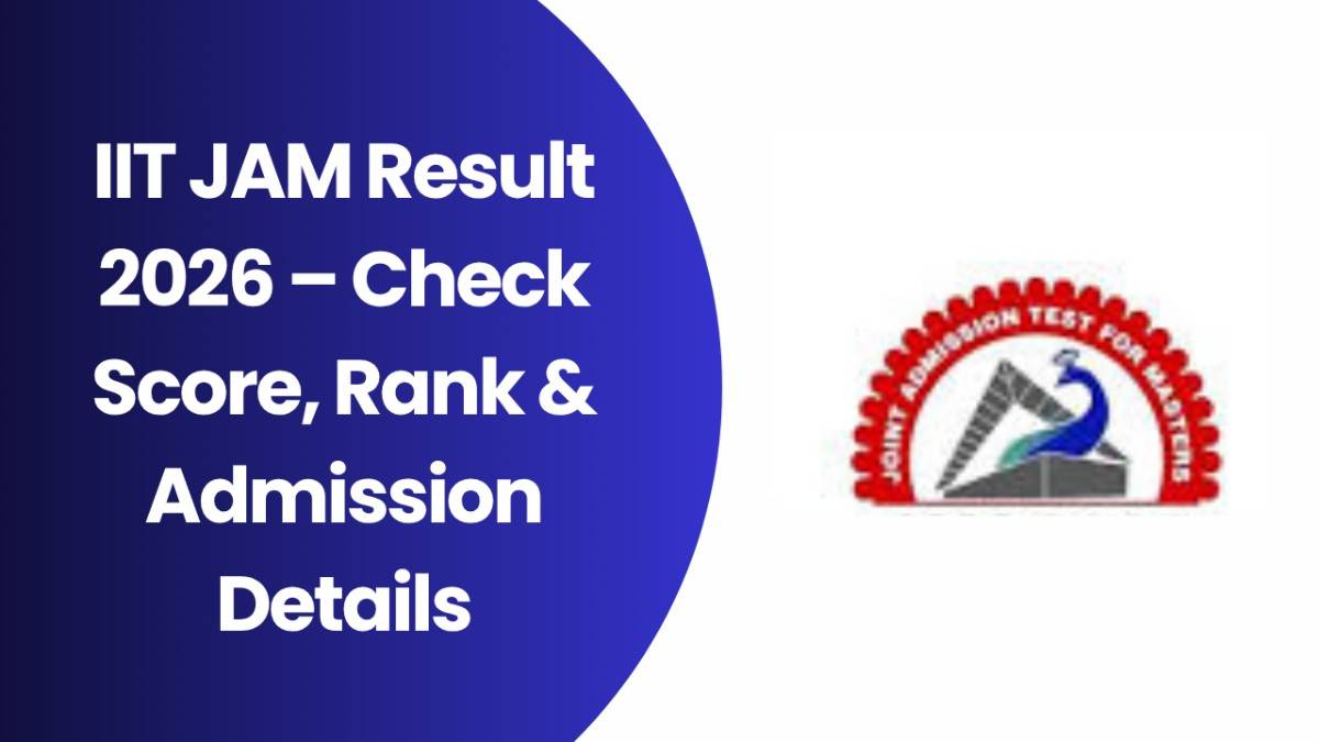 IIT JAM Result 2026 – Check Score, Rank & Admission Details