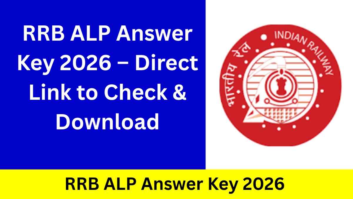 RRB ALP Answer Key 2026