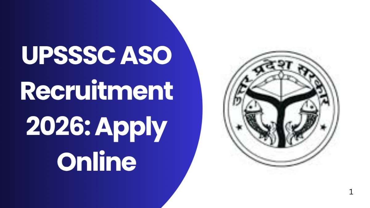 UPSSSC Assistant Statistical Officer ASO Recruitment 2026