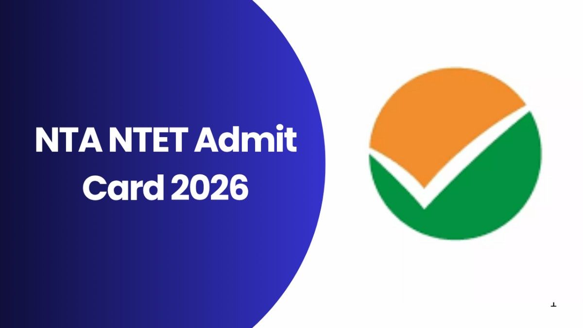 NTA NTET Admit Card 2026