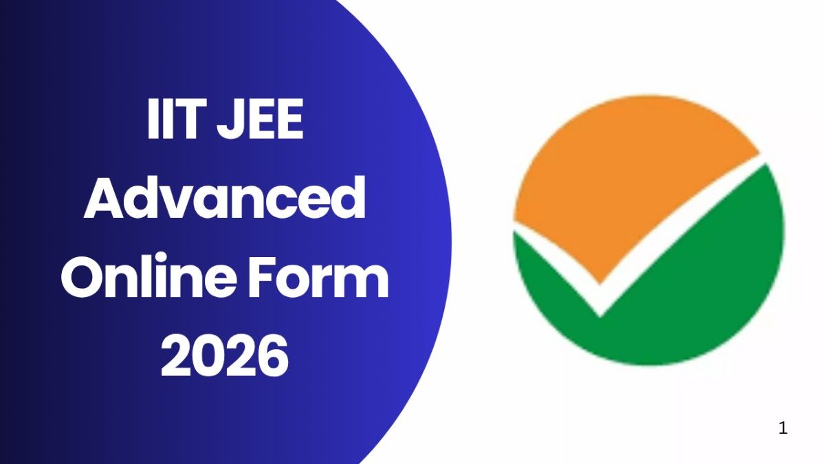 IIT JEE Advanced Online Form 2026
