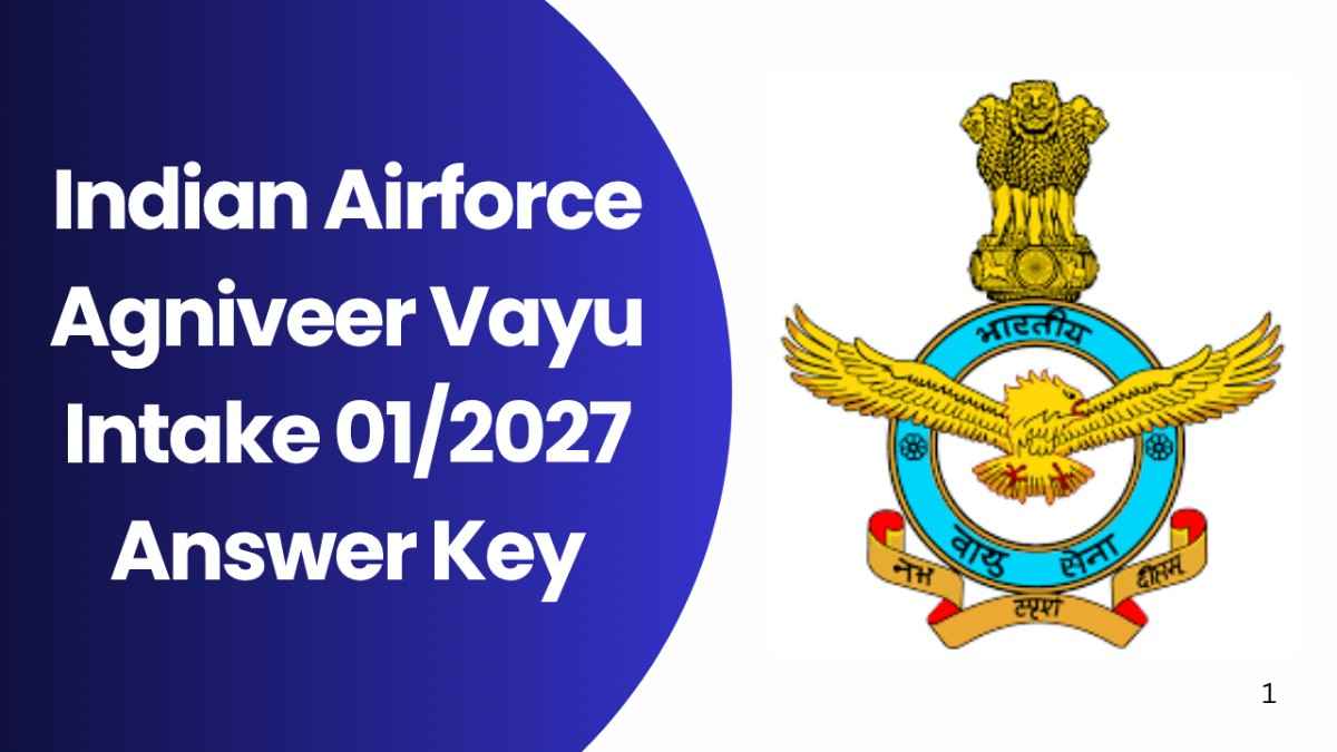 Indian Airforce Agniveer Vayu Intake 012027 Answer Key