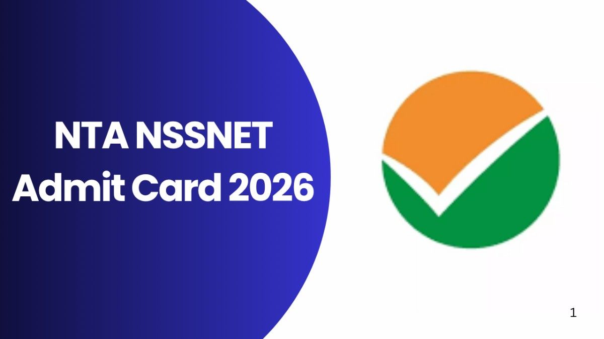 NTA NSSNET Admit Card 2026