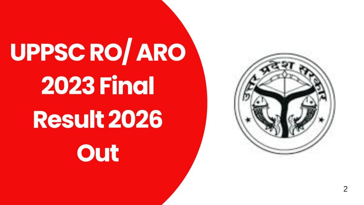UPPSC RO ARO 2023 Final Result 2026