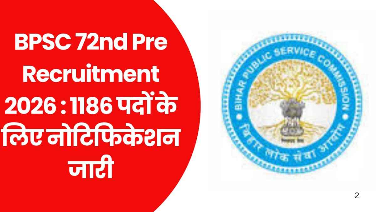 BPSC 72nd Pre Recruitment 2026