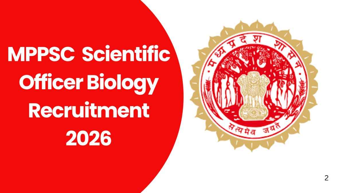 MPPSC Scientific Officer Biology Recruitment 2026