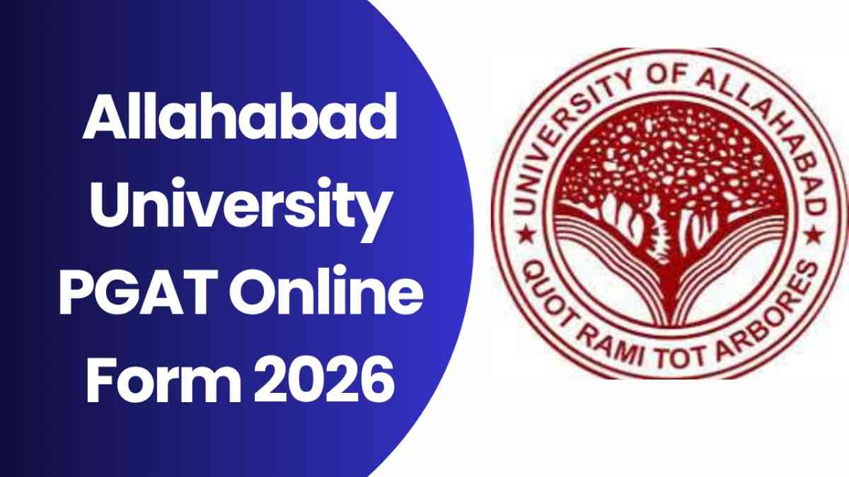 Allahabad University PGAT Online Form 2026
