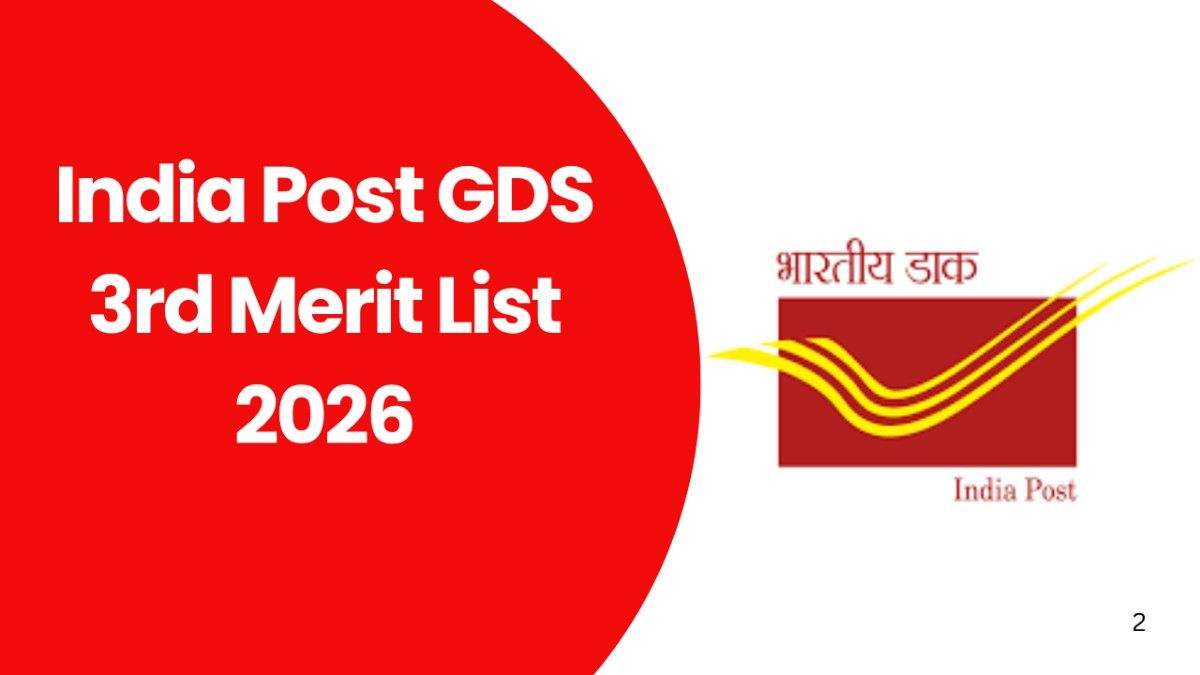 India Post GDS 3rd Merit List 2026
