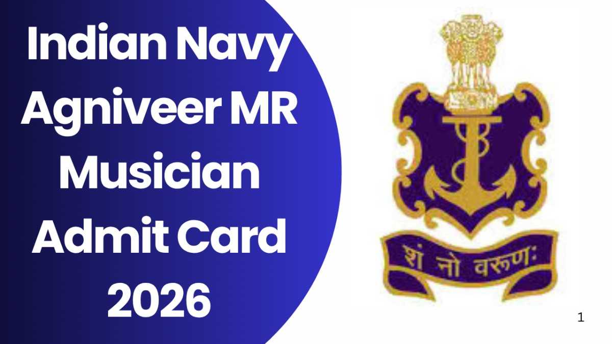 Indian Navy Agniveer MR Musician Admit Card 2026