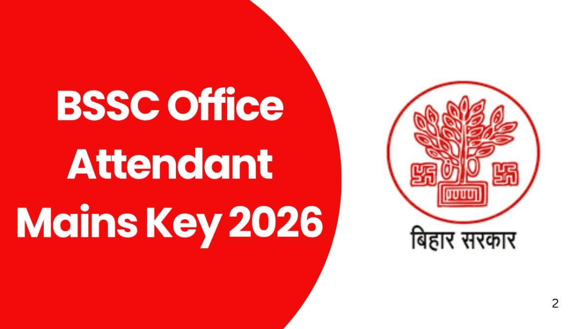 BSSC Office Attendant Mains Key 2026