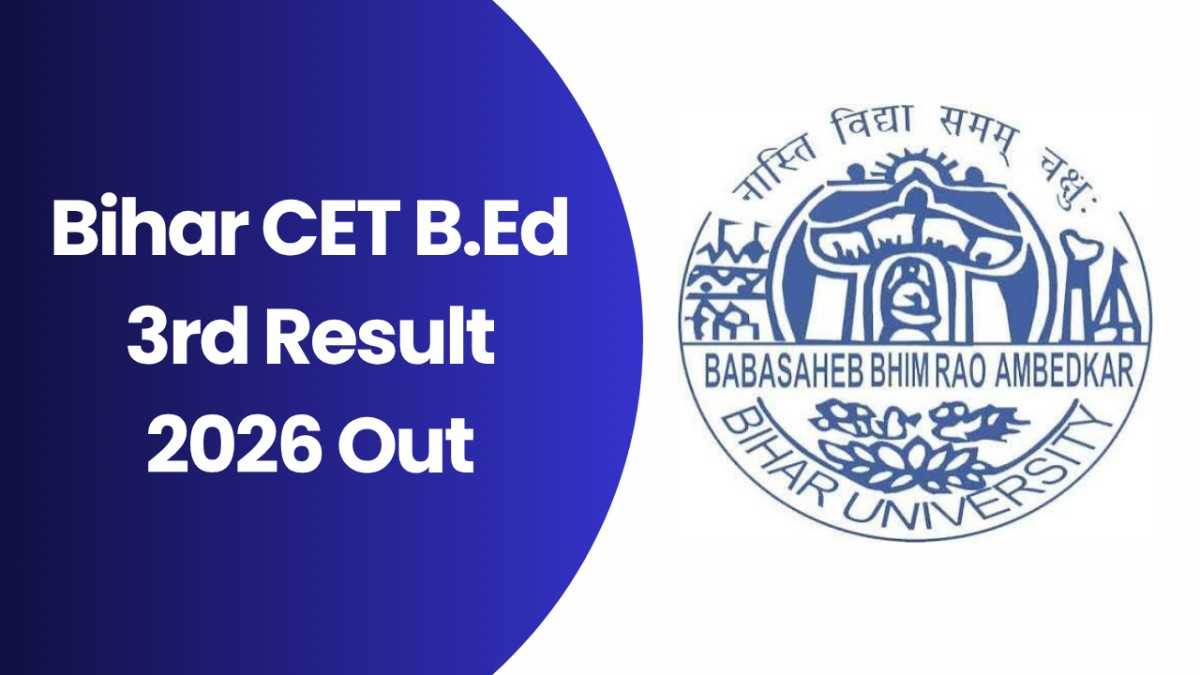 Bihar CET B.Ed 3rd Result 2026