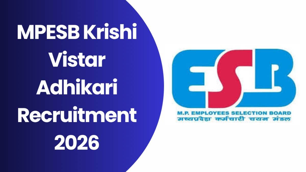 MPESB Krashi Vistar Adhikari Recruitment 2026